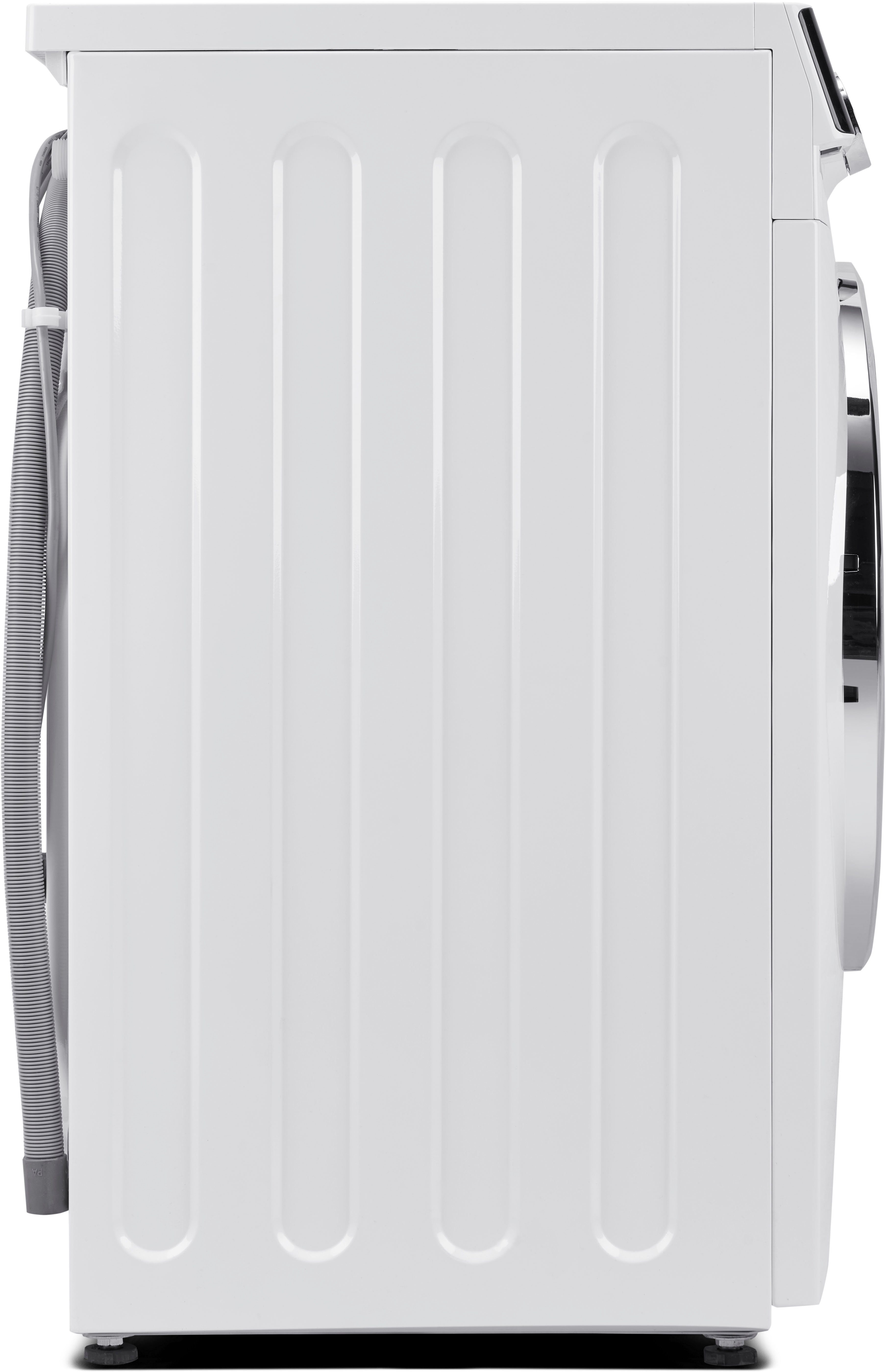 Hanseatic Waschmaschine HWMK714A, 7 kg, 1400 U/min, Mengenautomatik, Nachtwaschprogramm, Vollwasserschutz, Dampfoption