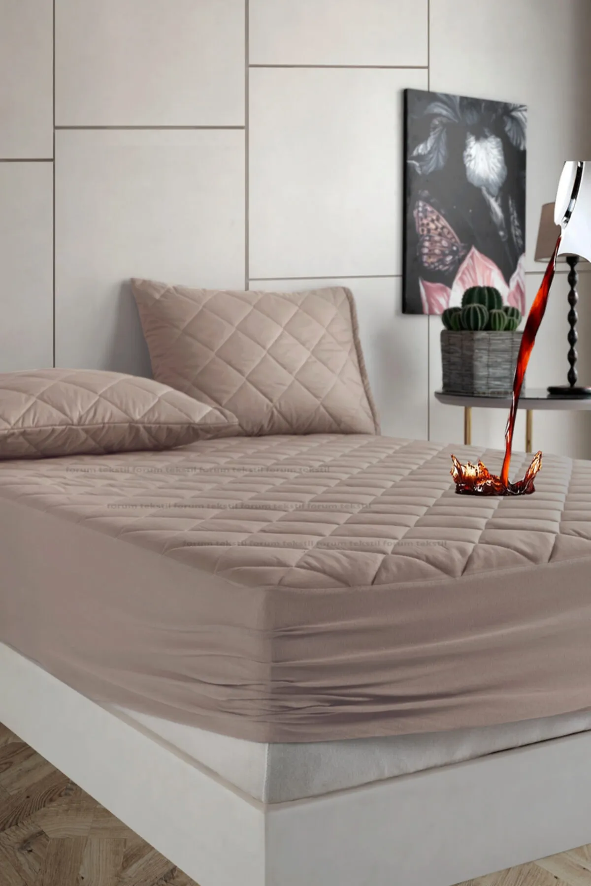 Bella Benita  Bettlaken-Set Doppelbett - Braun - Spannbetttuch
