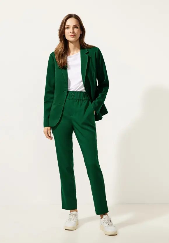 Street One Twill Blazer in Unifarbe