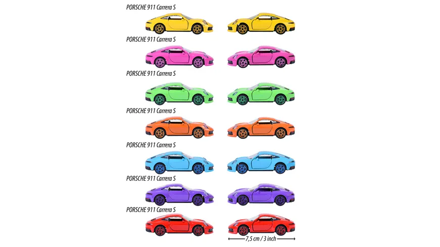 Majorette - 30 Years Porsche Thai 7 Pieces Giftpack