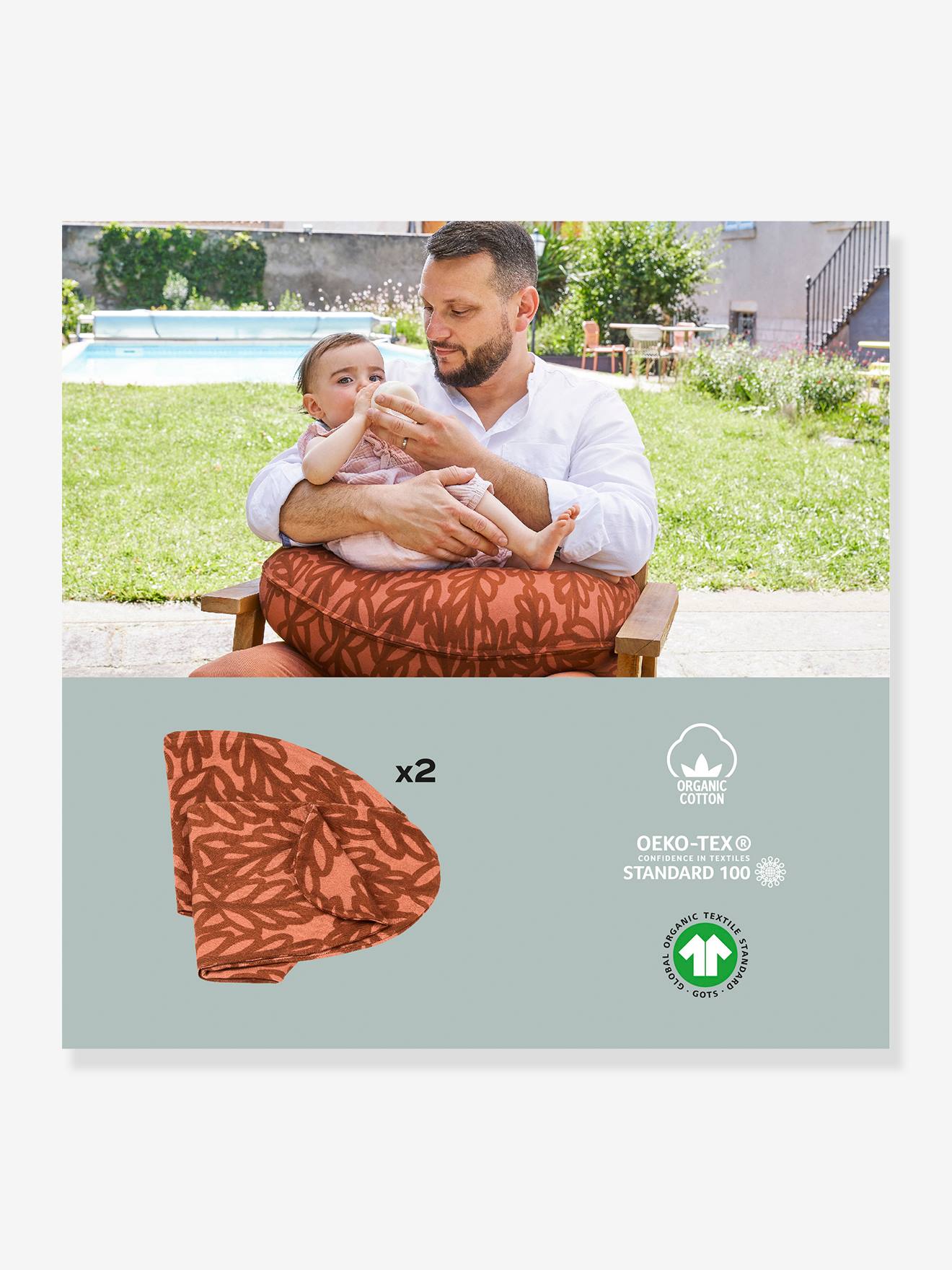 Babymoov 2-in-1-Stillkissen B.LOVE BABYMOOV - terrakotta