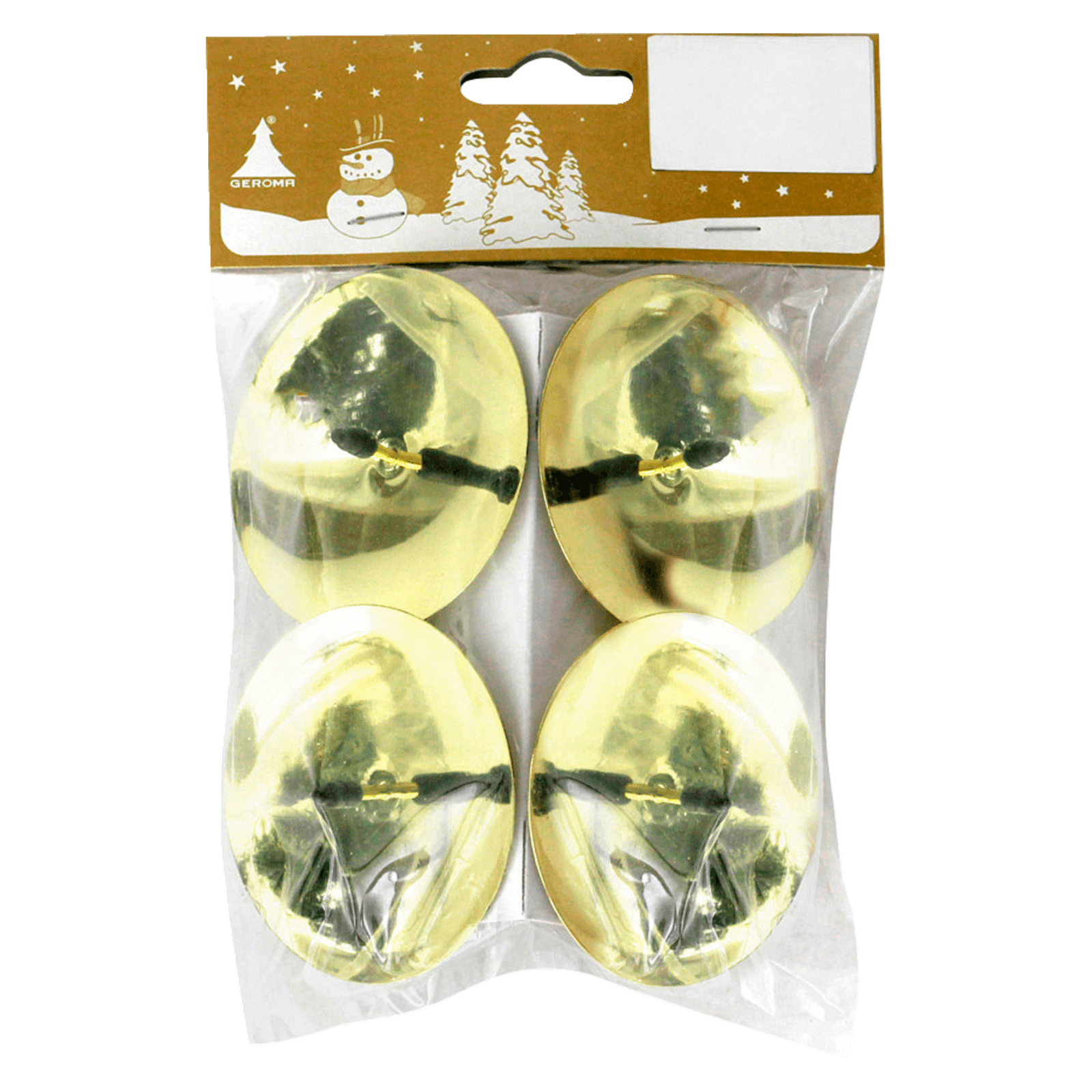 Metallkerzenhalter Gold 6cm 4 Stück