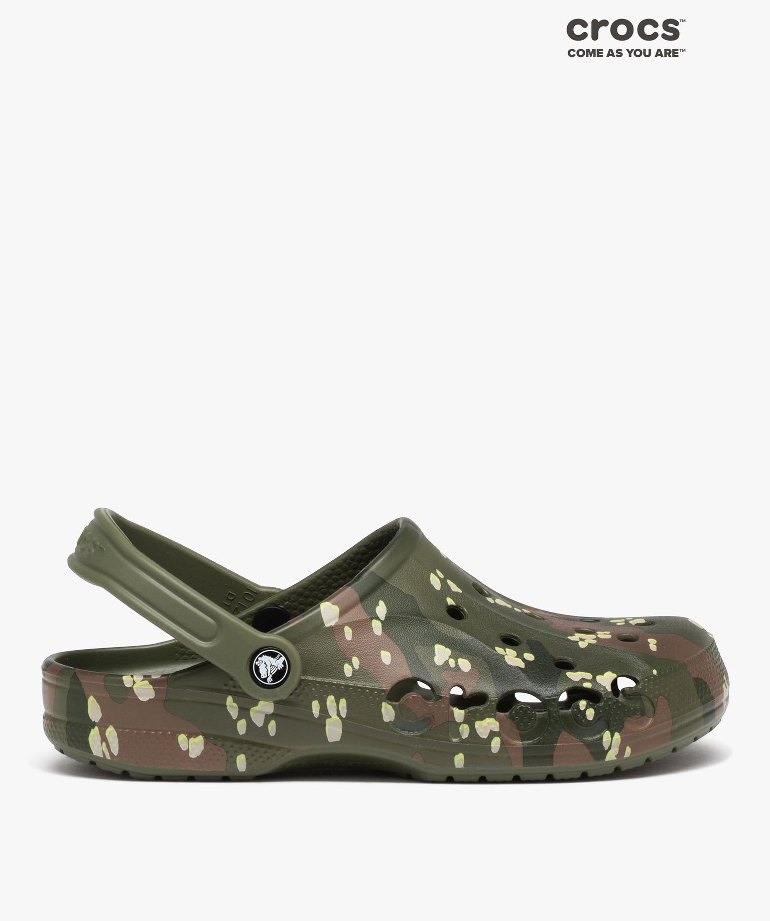 Sabots souples homme à imprimés - Crocs kaki | GEMO