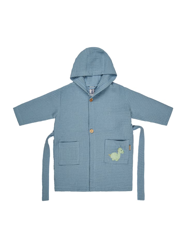 Sterntaler Bademantel DINO Rexi in helles blau günstig kaufen
