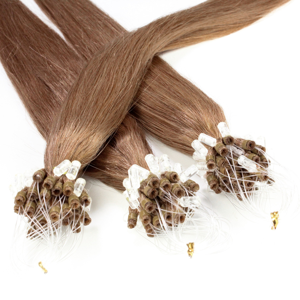 hair2heart Extensions à froid cheveux naturels #14 blond foncé 0.5g extensions