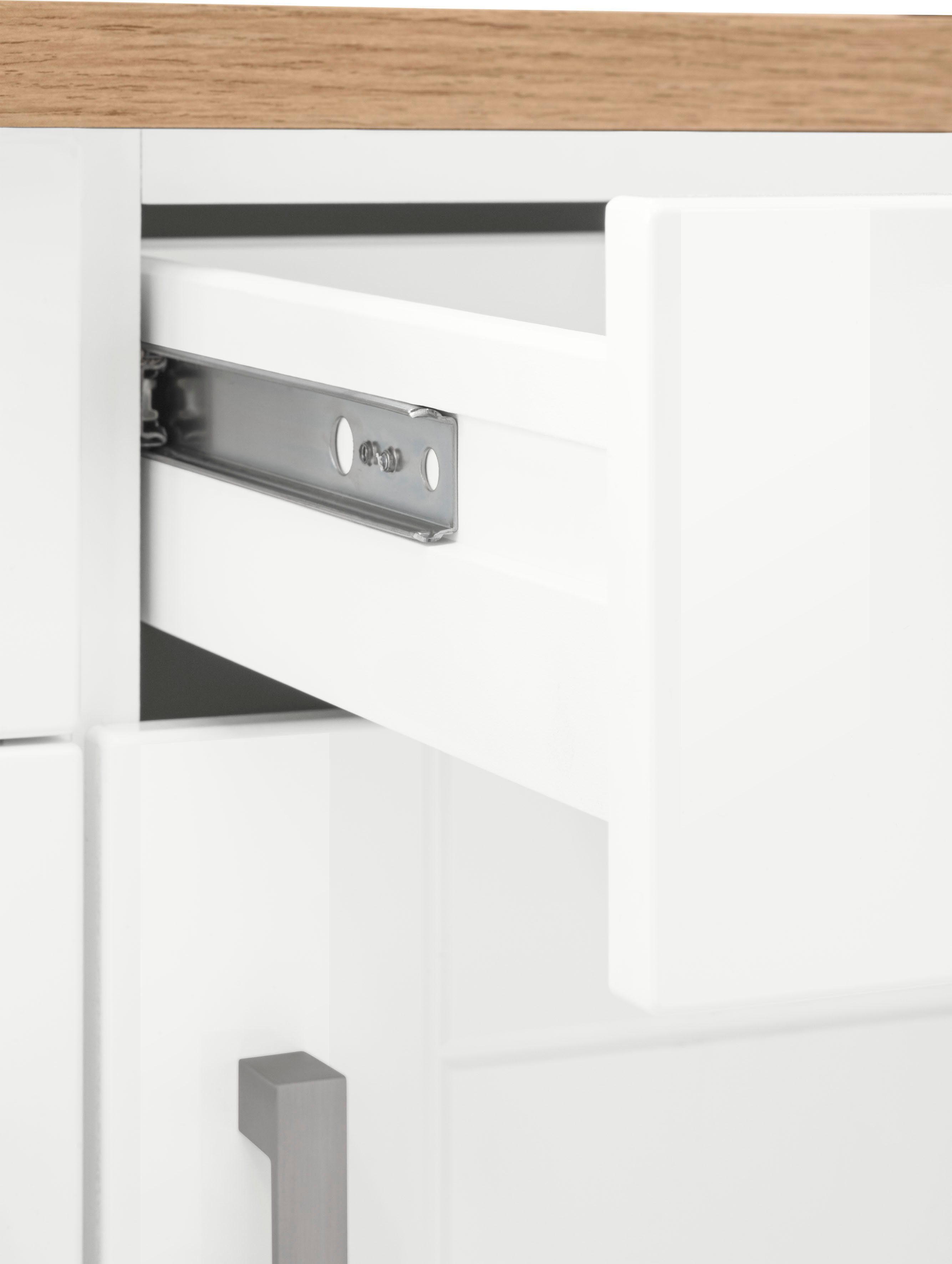 HELD MÖBEL Küchenzeile Tinnum, mit E-Geräten, Breite 300 cm