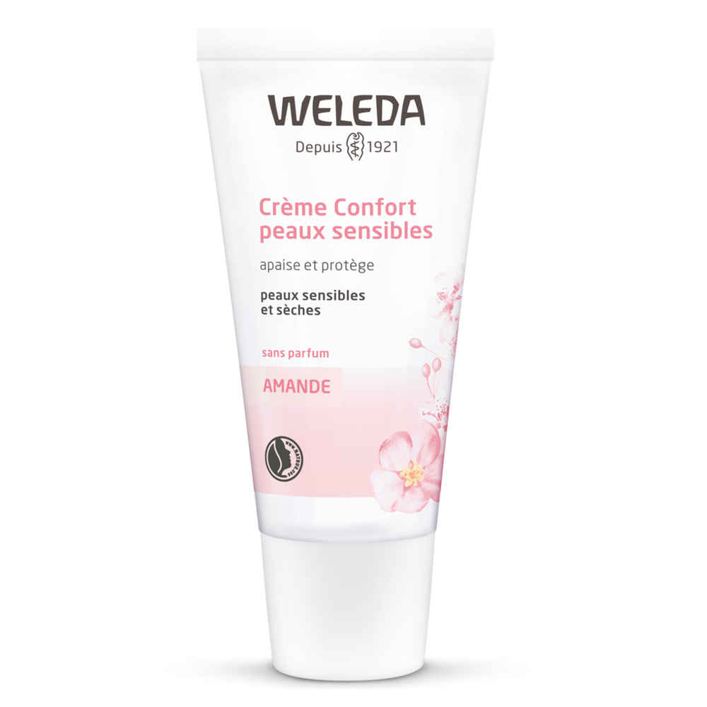 WELEDA AMANDE Crème Confort peaux sensibles - 30 ml Visage