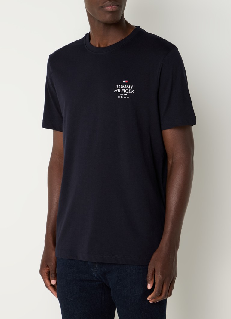 Tricou Tommy Hilfiger cu logo imprimat