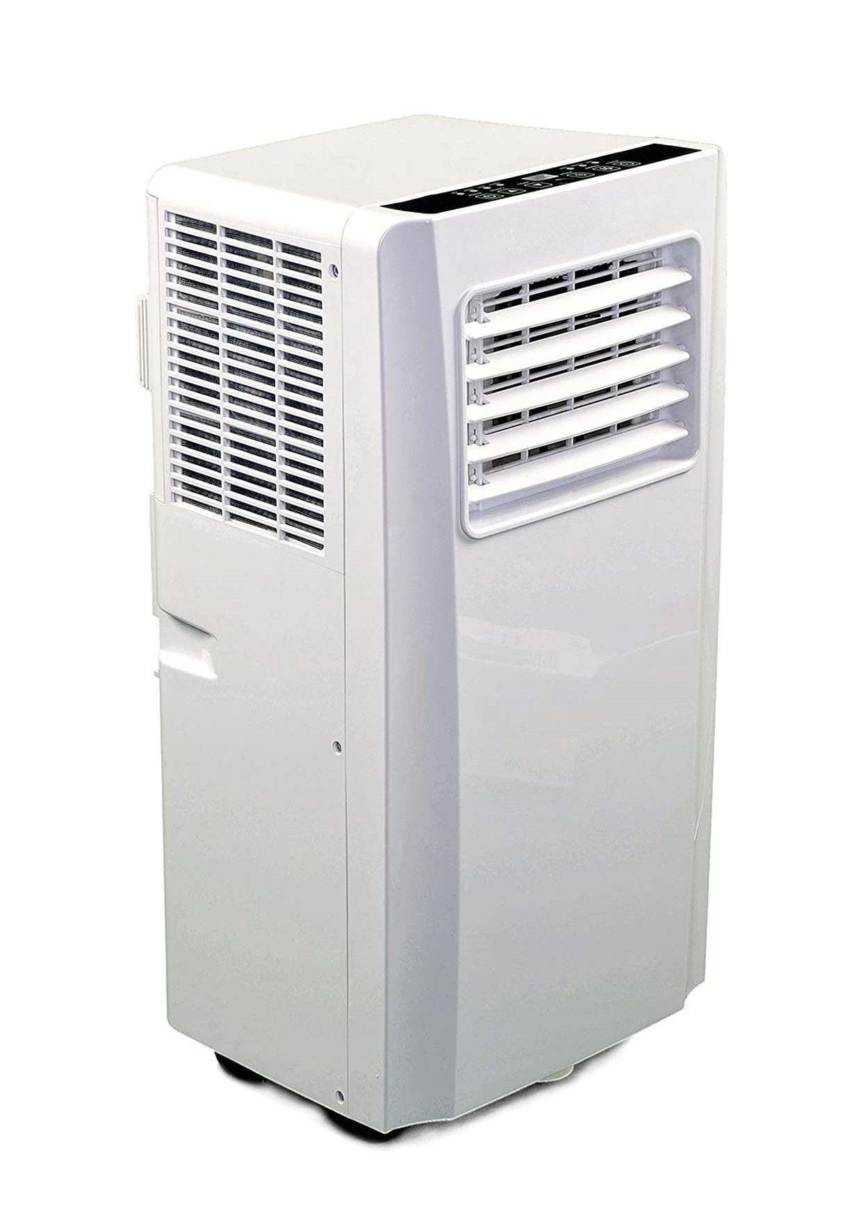 JUNG 3-in-1-Klimagerät TV04 mobile Klimaanlage mit Fernbedienung 2.6 KW, mobiles Klimagerät, 9000 BTU leise, Abluftschlauch, Timer Airconditioner Luftkühler Mobil