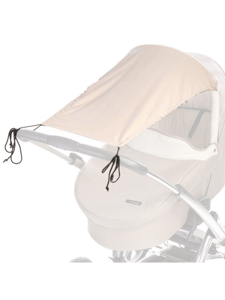 DIAGO Sonnensegel Mikrofaser für Kinderwagen 50  - Beige in beige günstig kaufen onesize