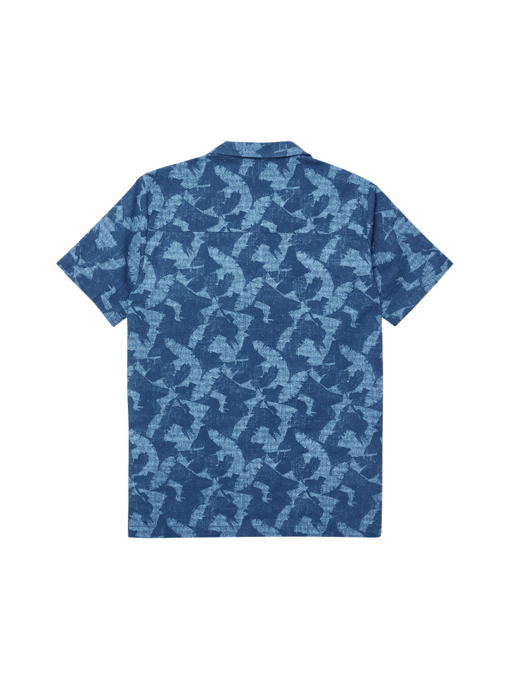 s.Oliver Hemd kurzarm in Blau günstig kaufen