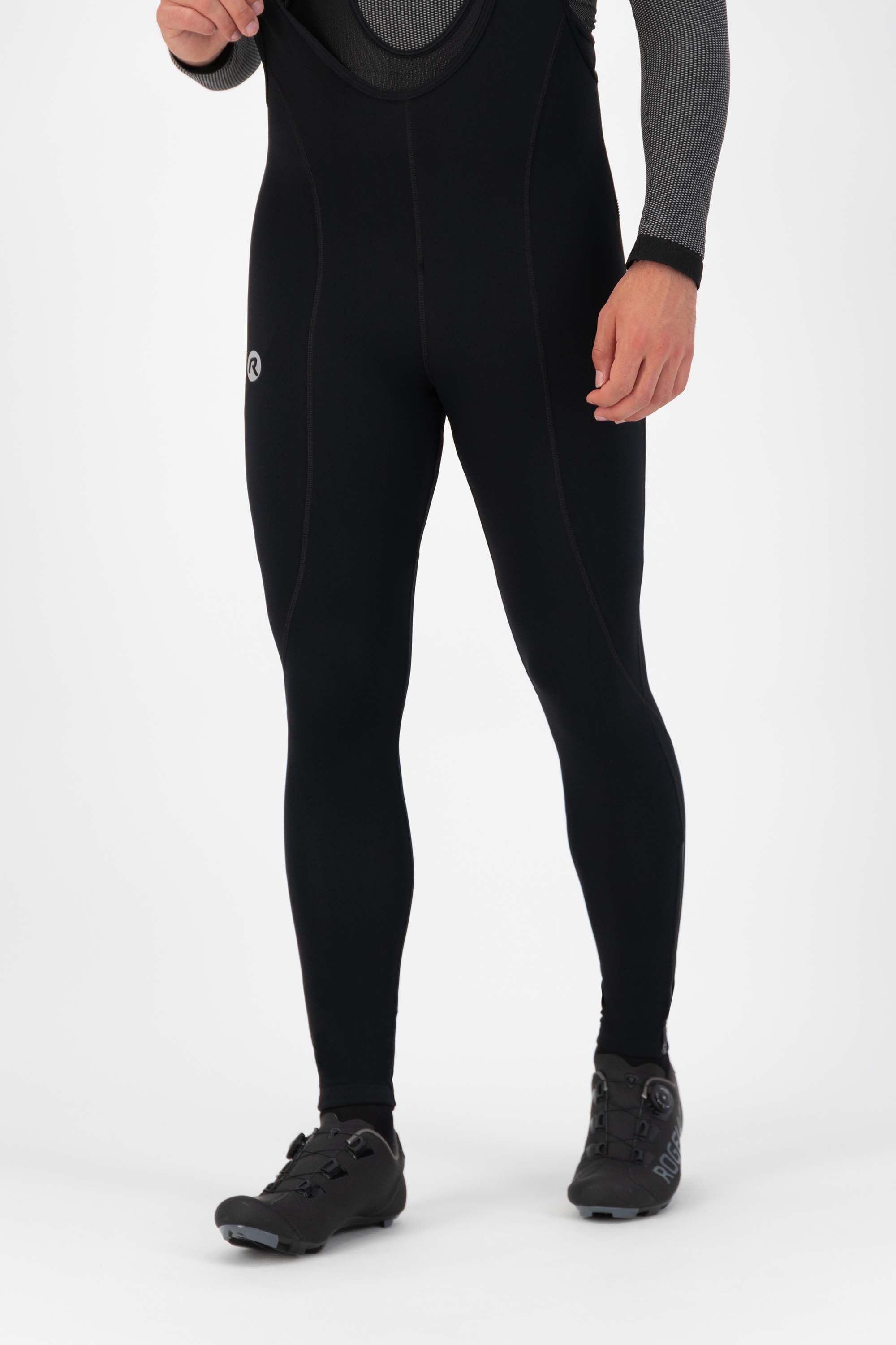 Rogelli Core Black Herren lange Radhose mit Träger