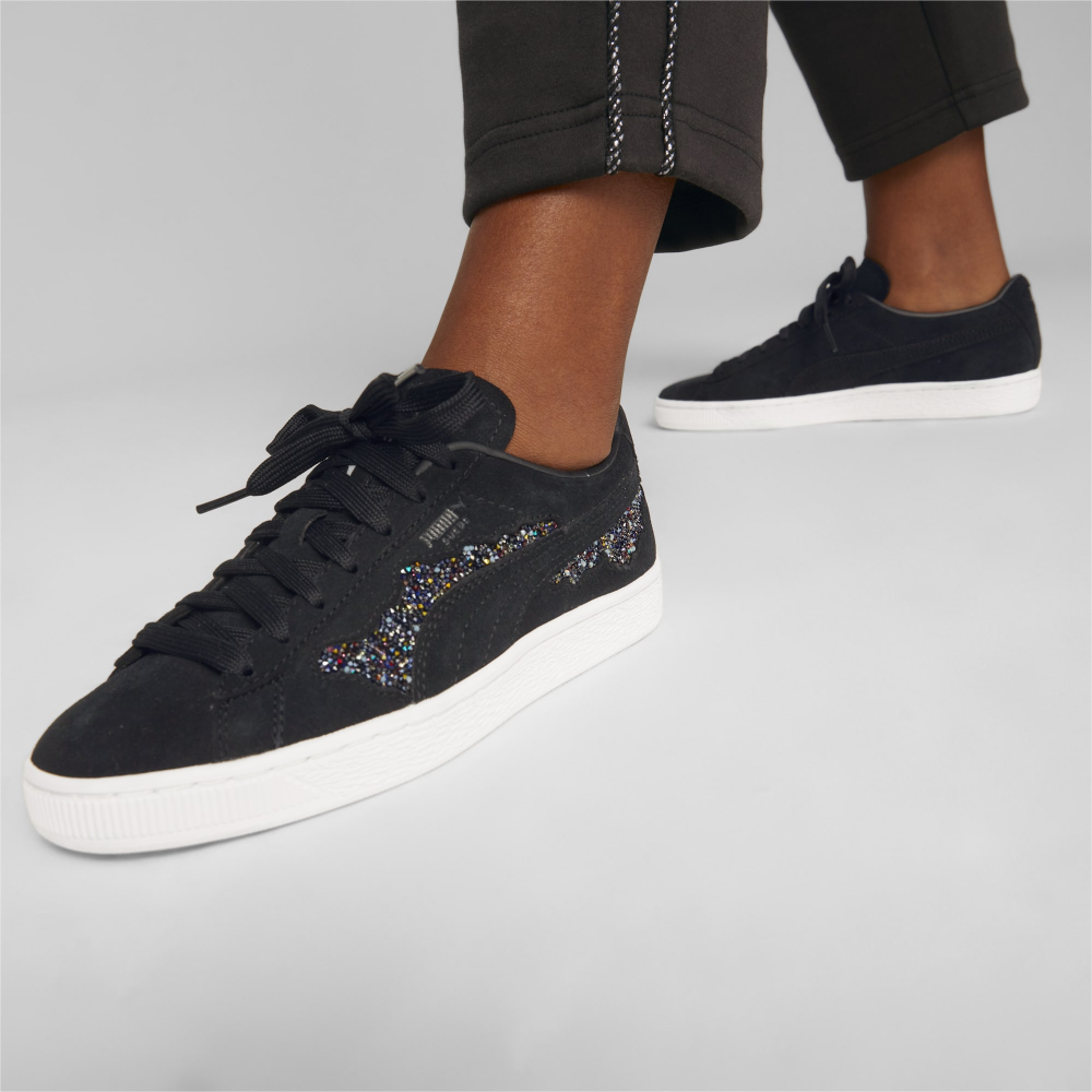 PUMA Suede mit Swarovski Kristallen 396352_02 / schwarz