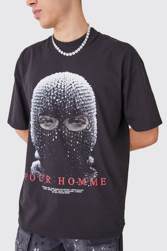 Oversize T-Shirt mit Print