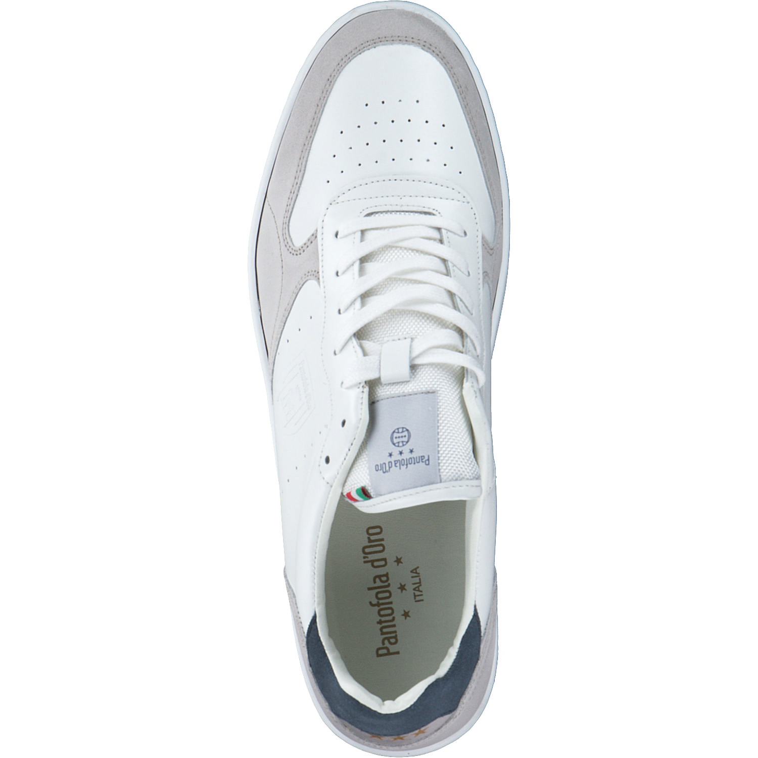 Pantofola d´Oro Vieste Uomo Low 10231065, Klassische- & Business Schuhe, Herren, BRIGHT WHITE