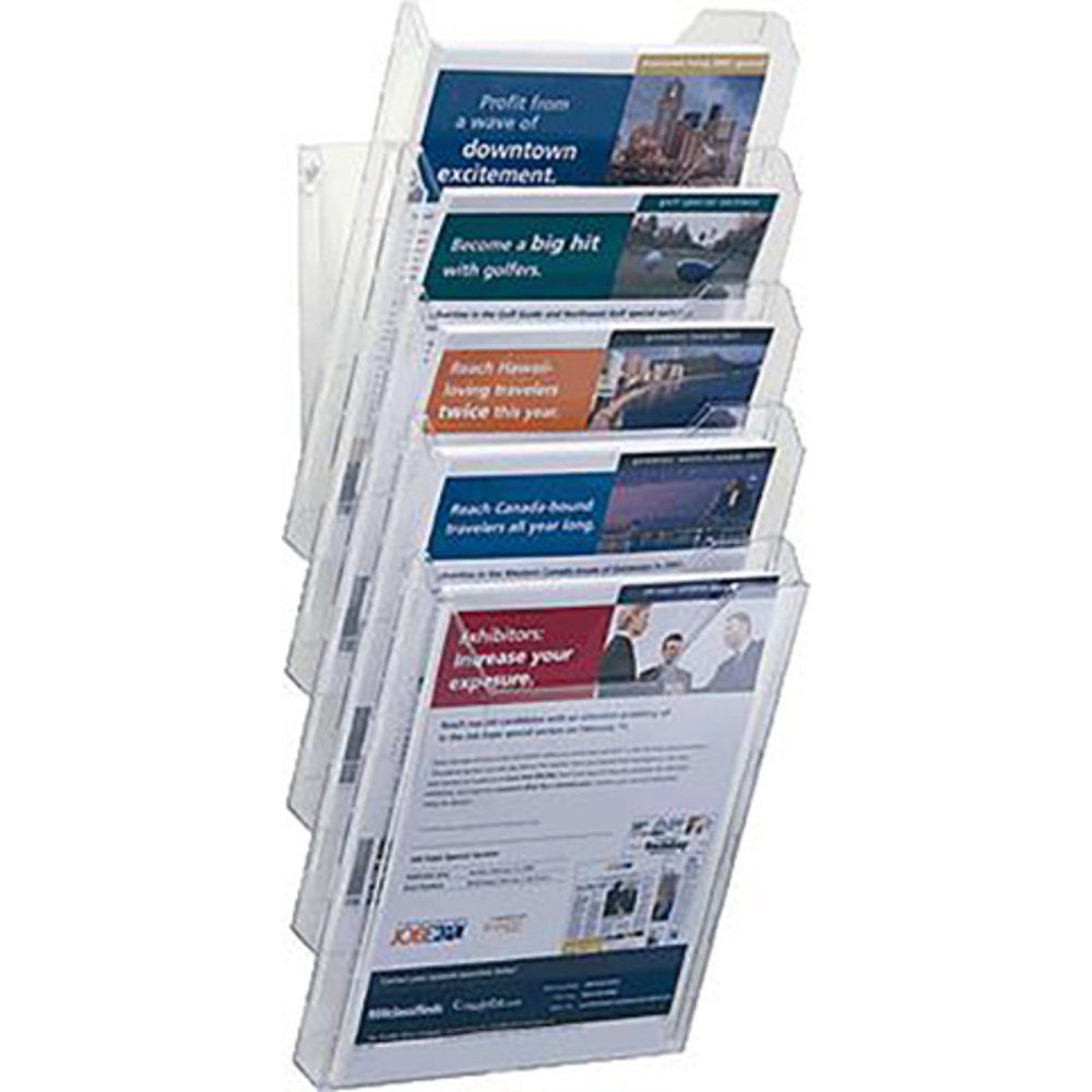 DURABLE Zeitungsständer Durable COMBIBOXX A4 SET XL - 8586 858619 Prospekthalter Transparent D