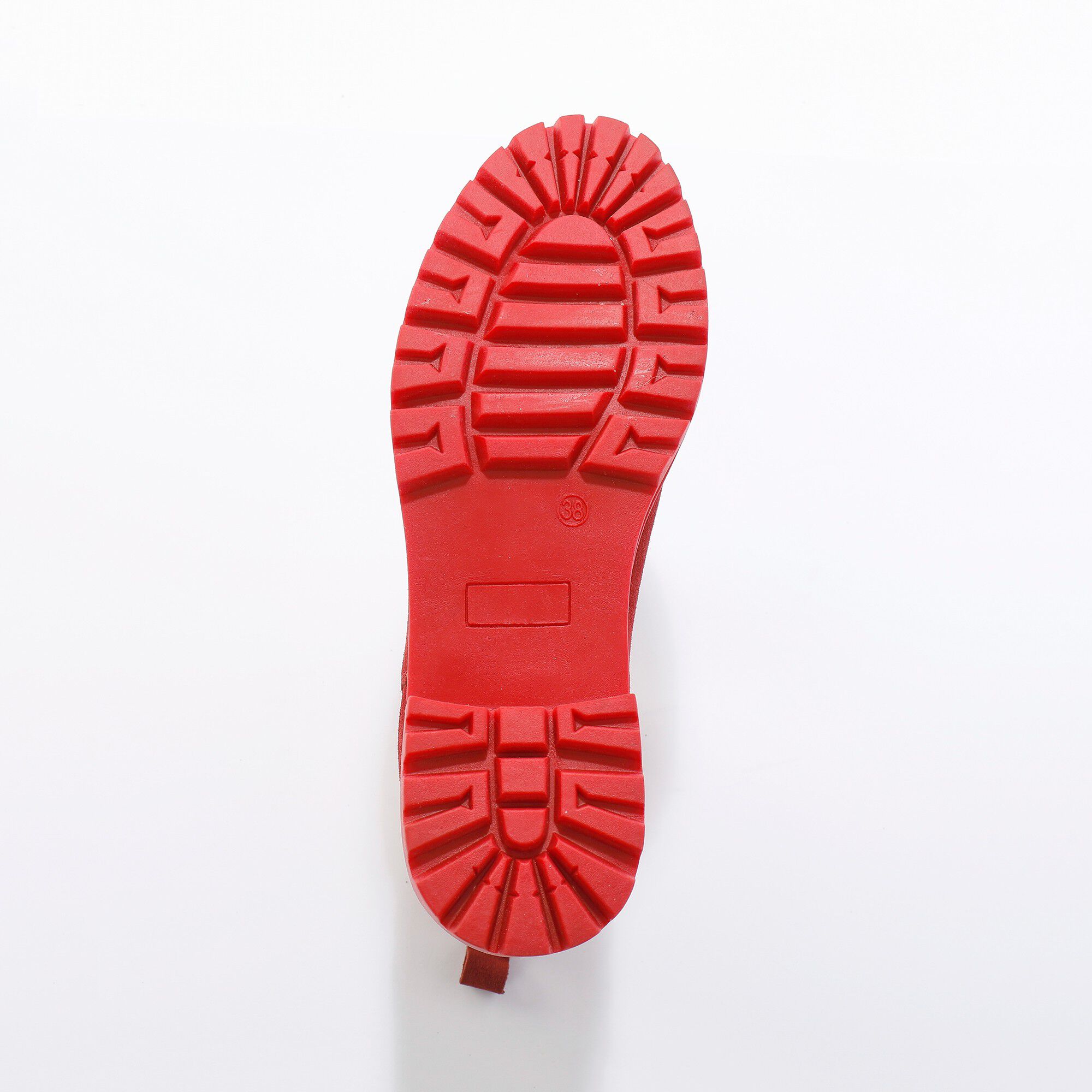 Boots chelsea croûte de cuir, semelle crantée épaisse