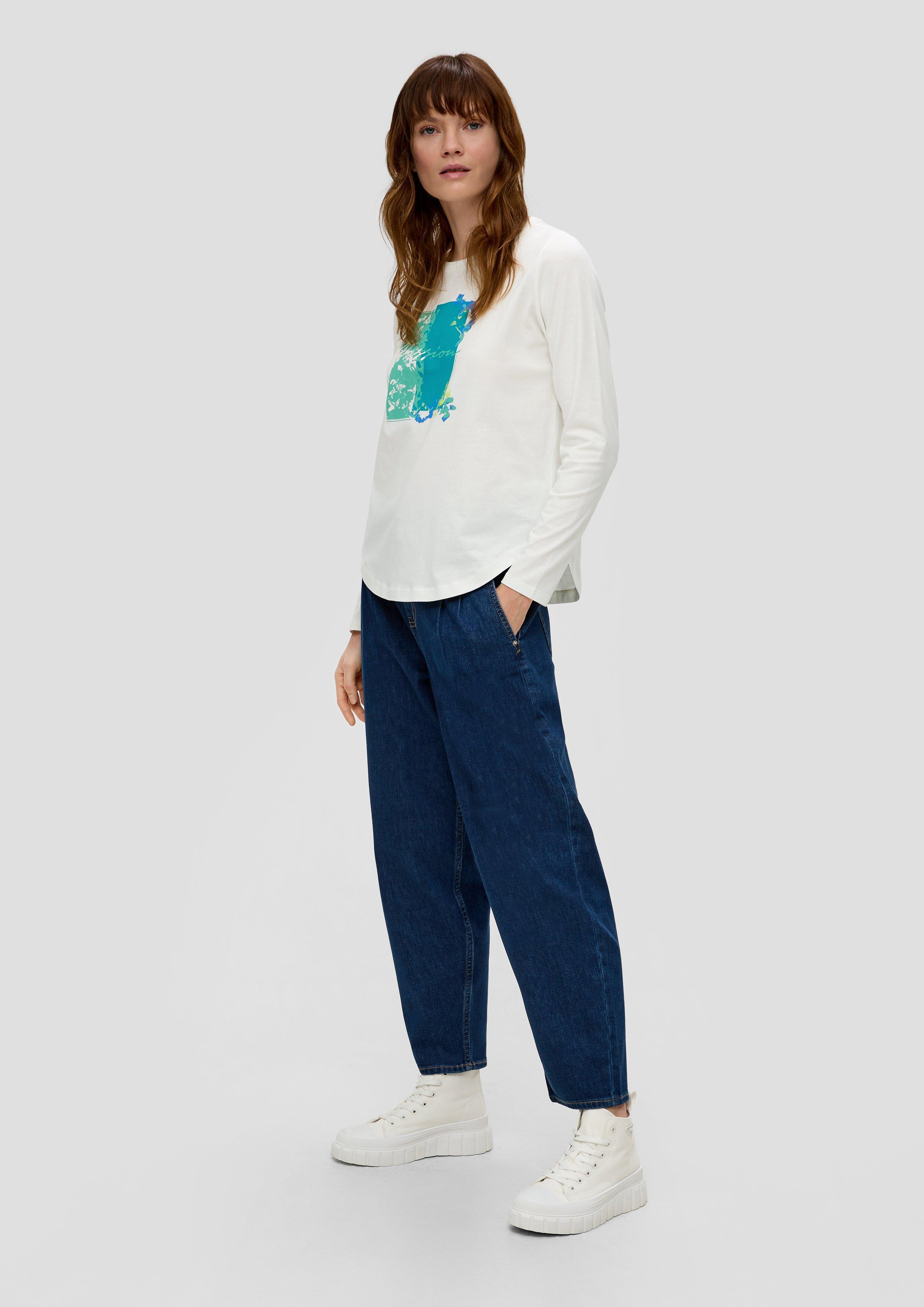 Longsleeve mit Frontprint  2146247-02D0