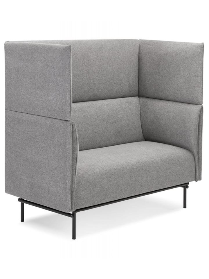 KADIMA DESIGN Rechtes Sofa aus Textil in Grau | Minimalistisch Modern in Grau günstig kaufen onesize