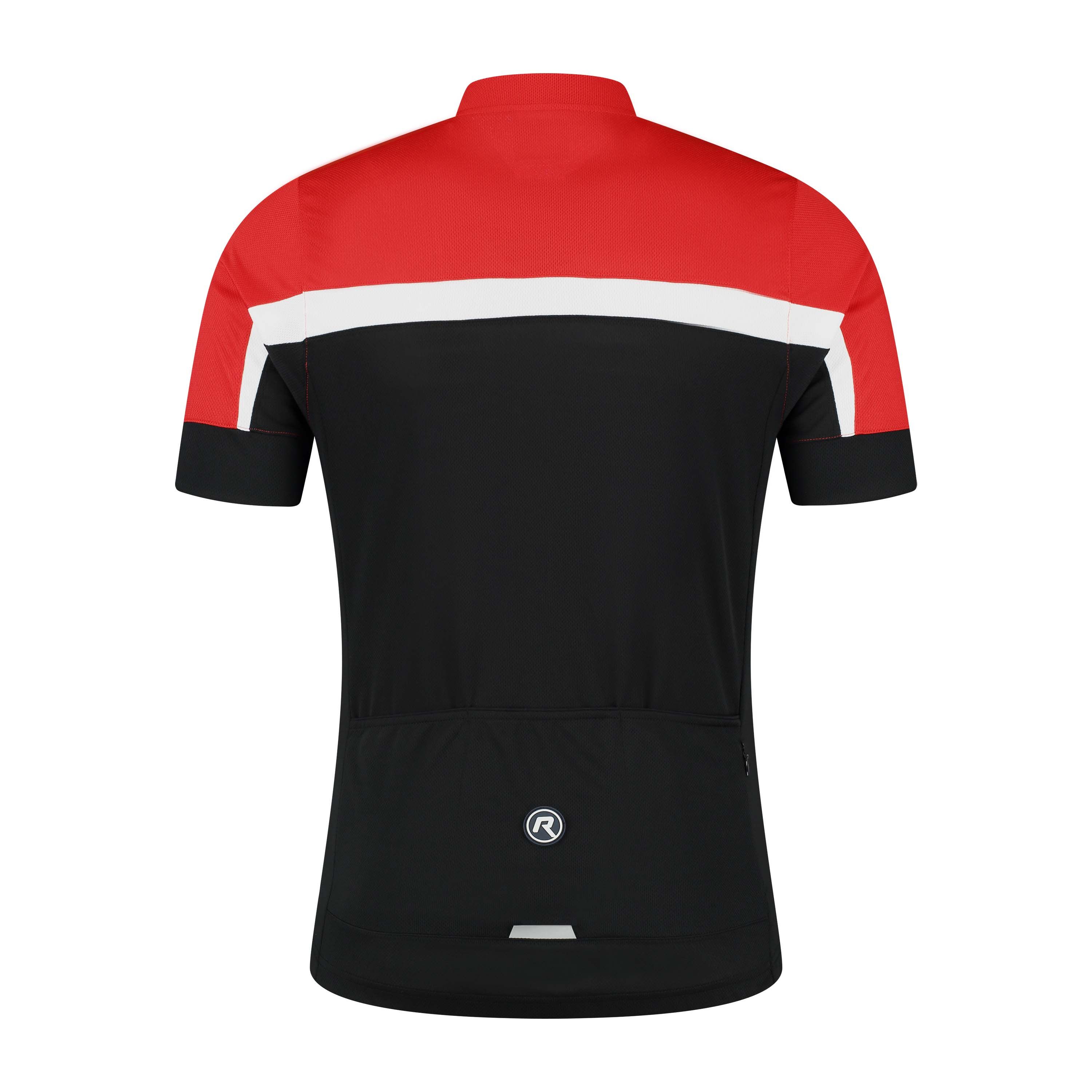 Rogelli Course Schwarz/Rot Herren Radtrikot Kurzarm