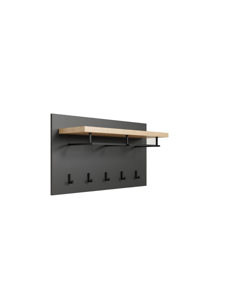 ebuy24 Wandgarderobe Synnax Grau 90 x 27 cm günstig kaufen onesize