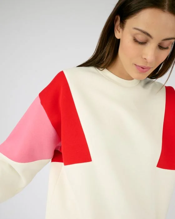 Sweat-shirt colorblock Thermolactyl