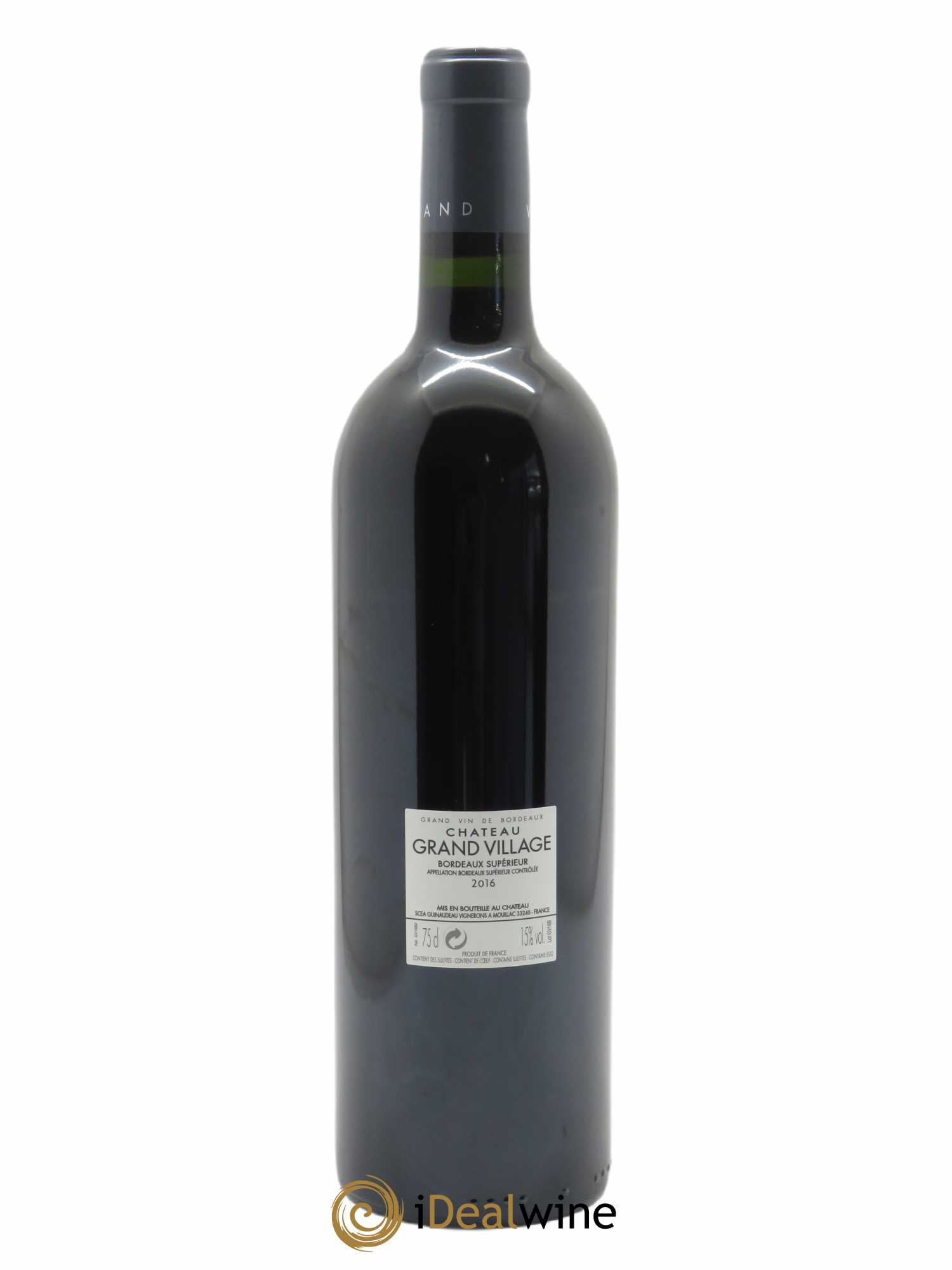 Château Grand Village  2016 - Lot de 1 Bouteille