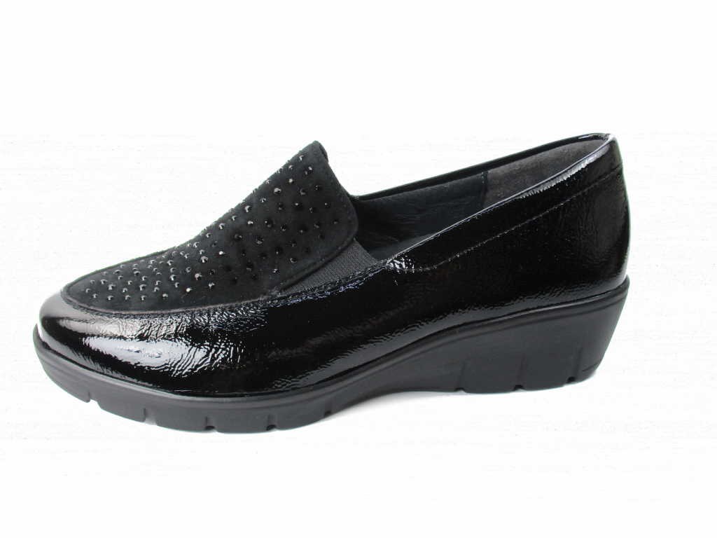 SEMLER Komfort Slipper schwarz Judith