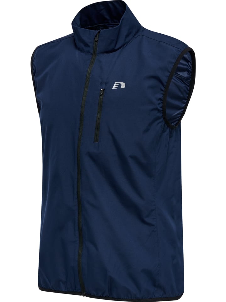 Newline Newline Reißverschluss Vest Reflektierend Logo Men's Core Herren in BLACK IRIS günstig kaufen