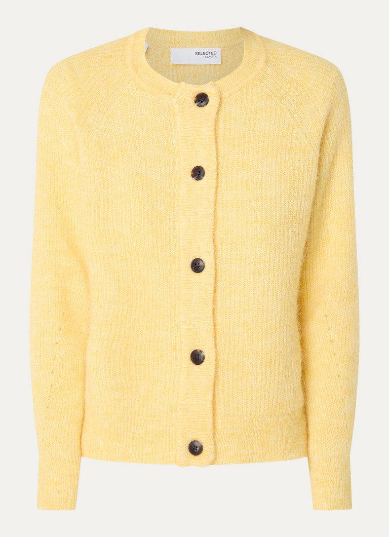 Gilet en grosse maille de laine d'alpaga mélangée, sélectionné par Femme Lulu