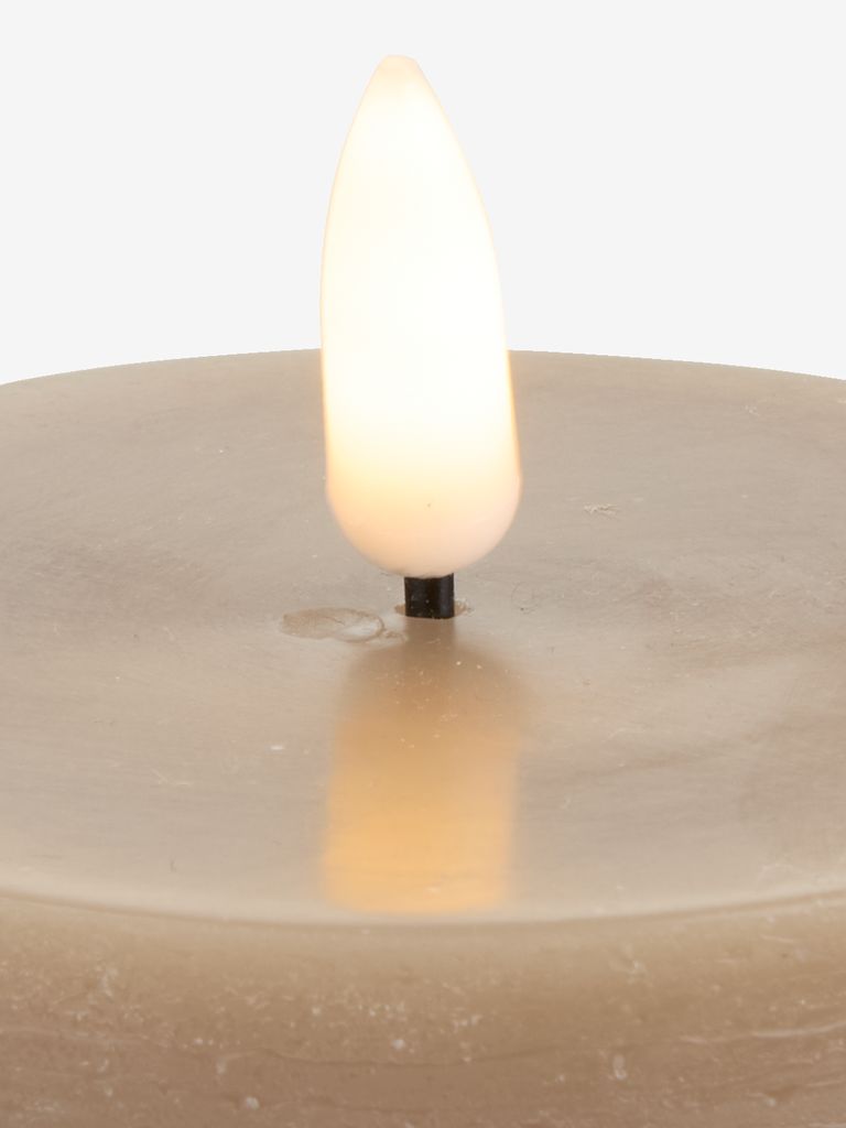 LED-kubelampe DANTE DANTE Ø8xH10cm beige