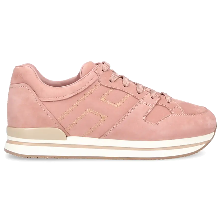 Hogan - Sneaker low H222 Veloursleder - pink