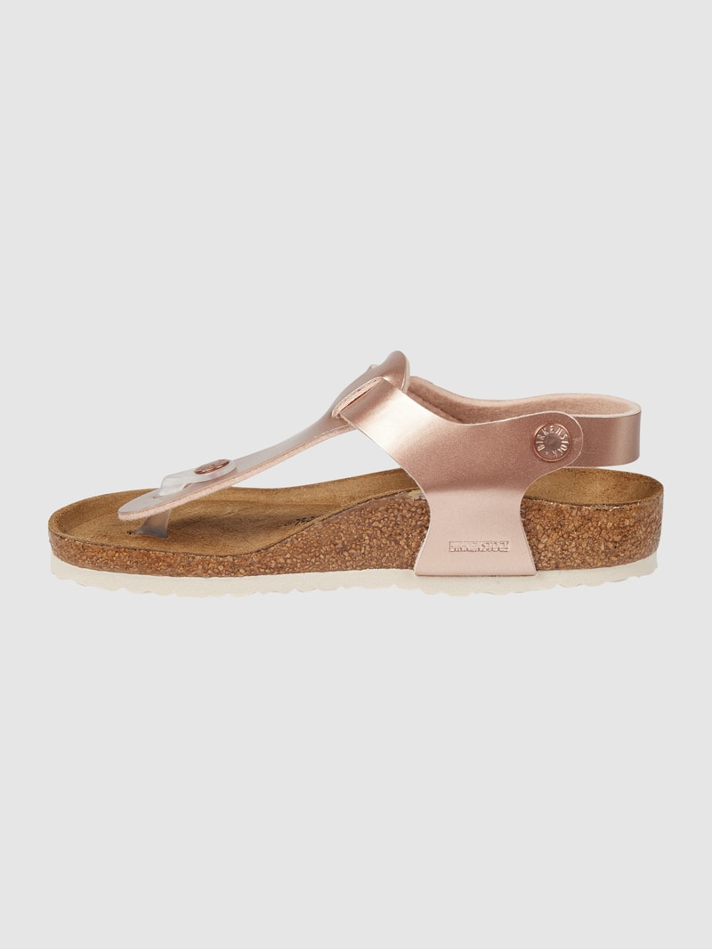 Sandalen in Metallic-Optik Modell 'Kairo' in kupfer