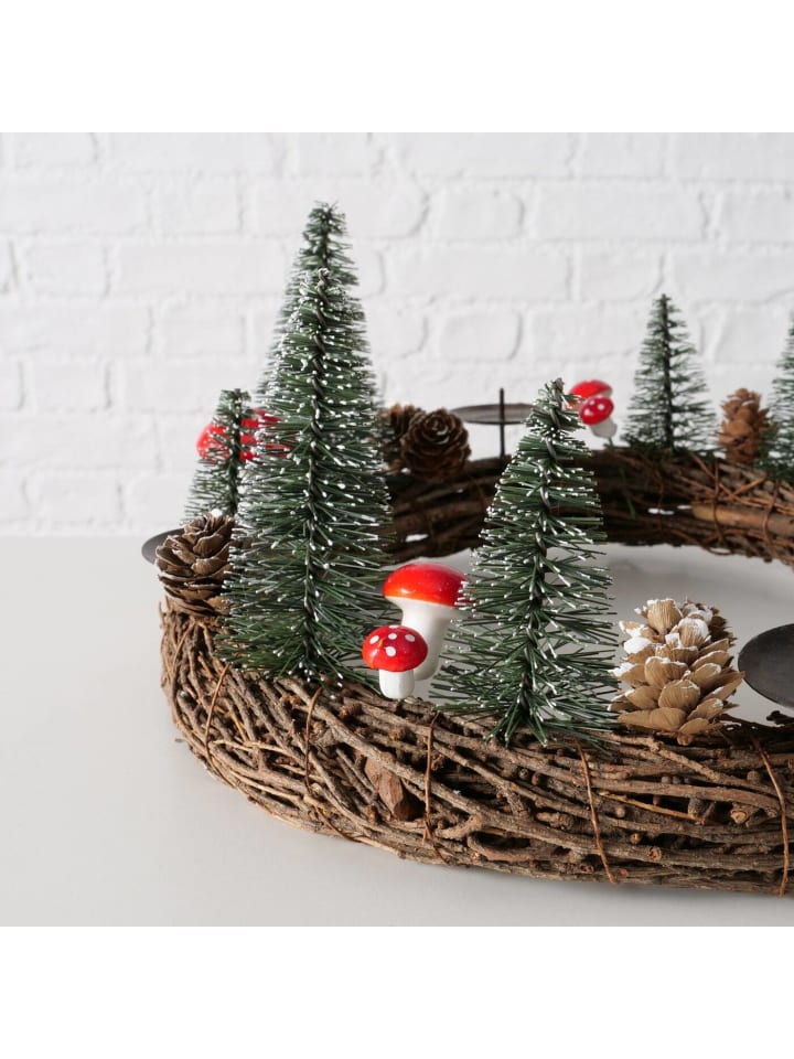 Boltze Adventskranz in mehrfarben günstig kaufen onesize