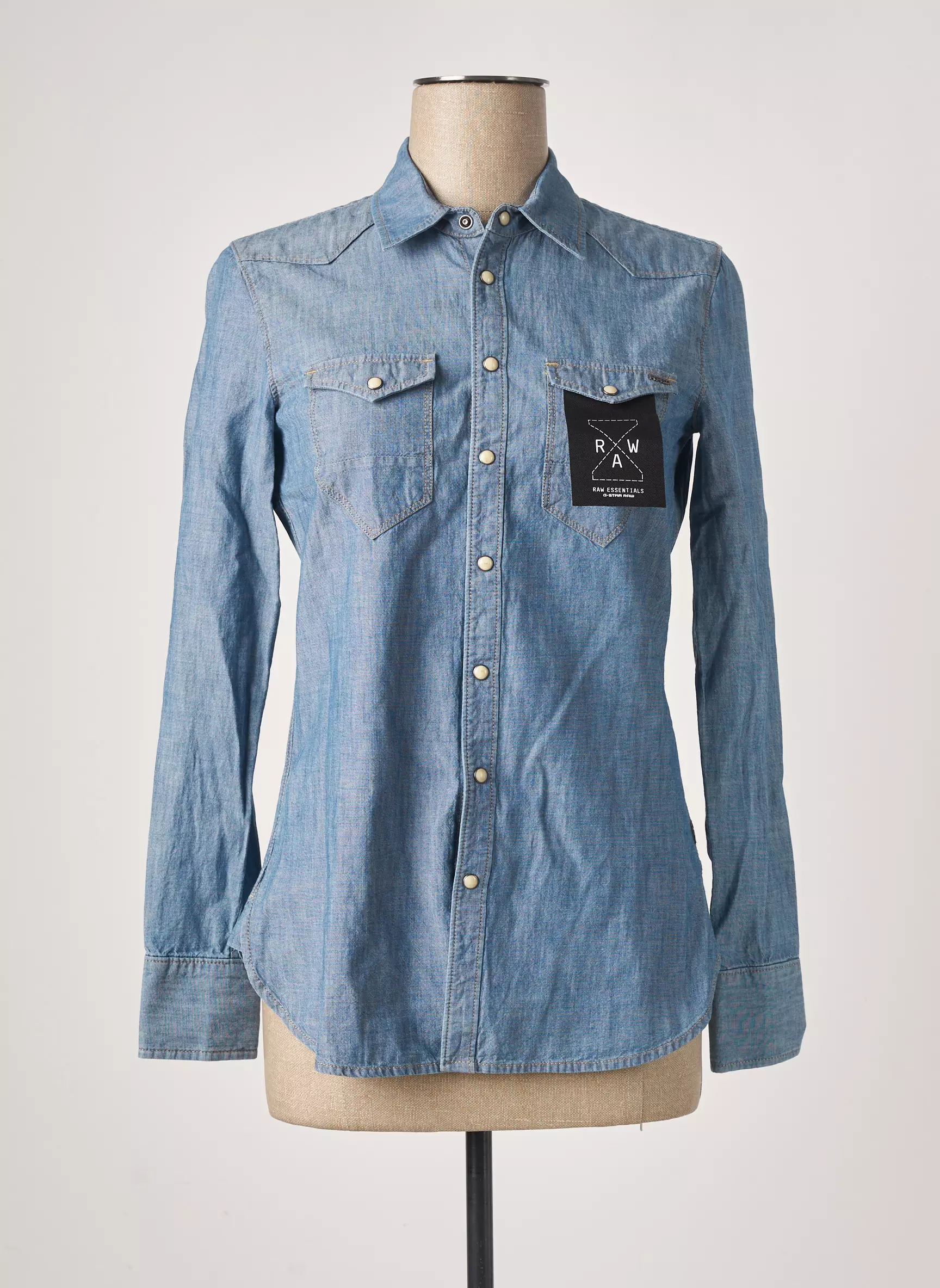 G Star Chemisiers Femme couleur bleu