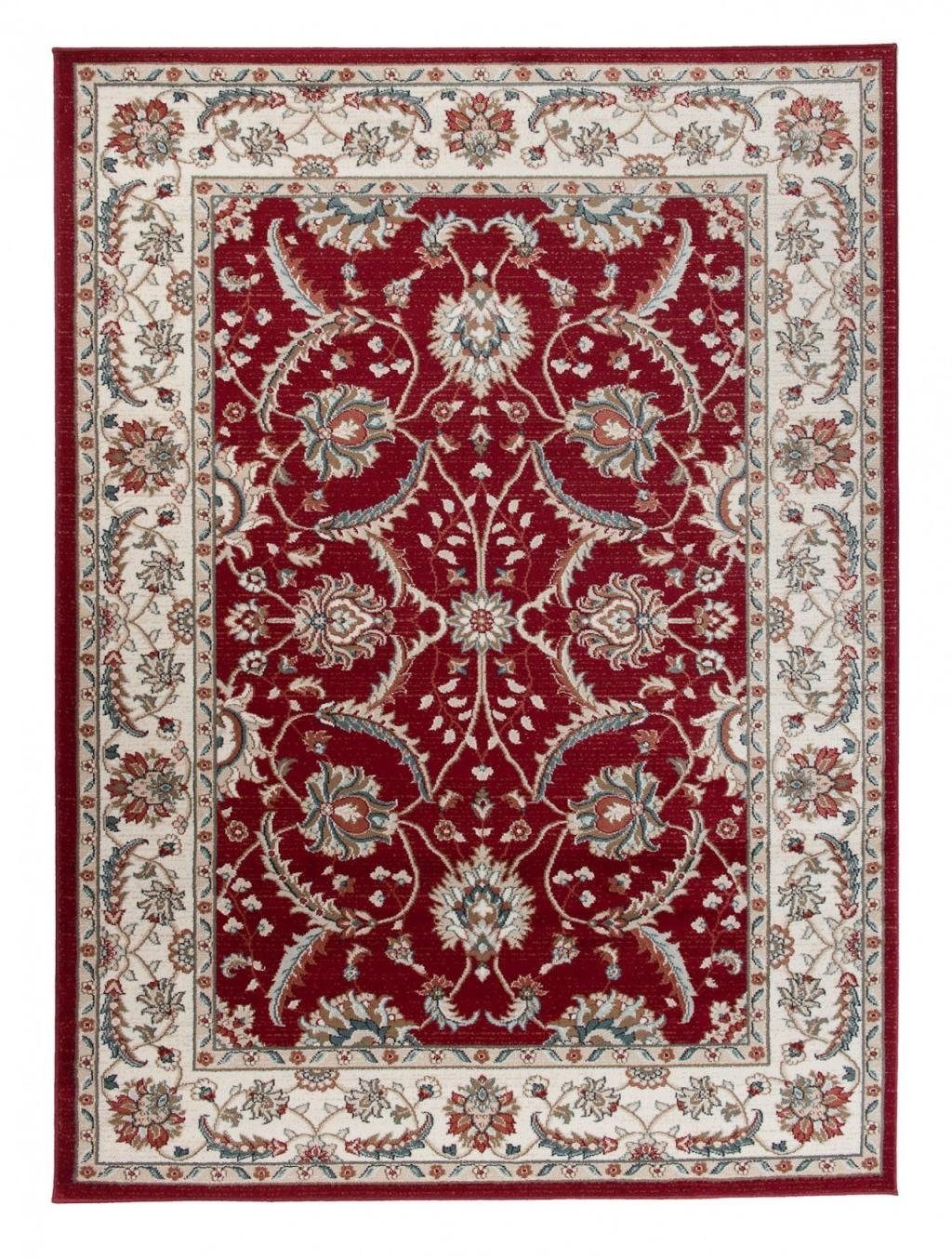 Orientteppich Oriente Teppich - Traditioneller Teppich Orient Rot, Mazovia, 120 x 170 cm, Geeignet für Fußbodenheizung, Pflegeleicht, Wohnzimmerteppich