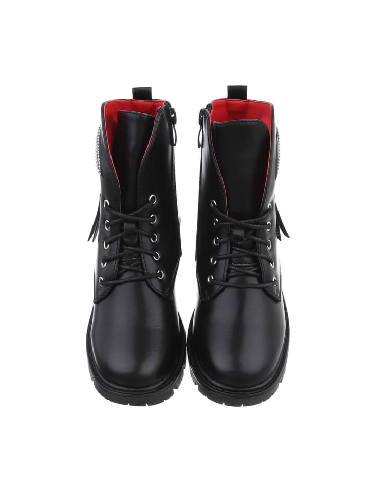 Ital-Design Stiefelette in Schwarz günstig kaufen