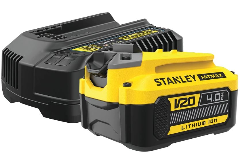 Stanley SFMCB14M1 Fatmax V20 Kit de pornire 1x Baterie 18V 4.0 Ah + Încărcător de baterie