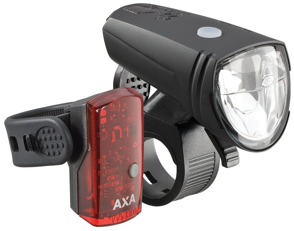 Axa GreenLine Set 25 LED Akku-Beleuchtungsset kaufen | Bike-Discount