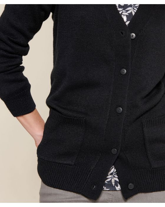 Gilet classique maille jersey