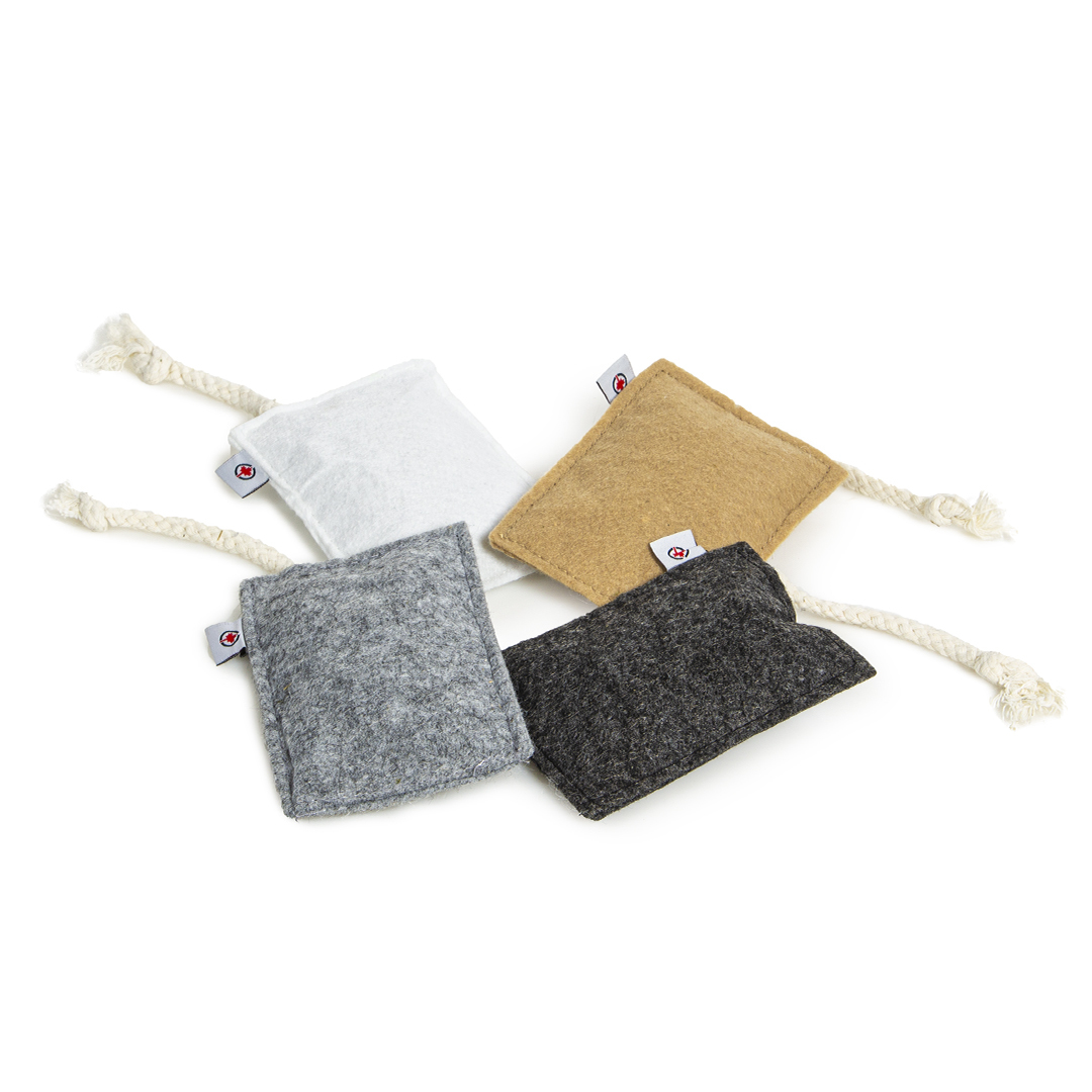Canadian Cat Company Baldrian & Catnipspielzeug Canadian Cat Company Baldrian & Catnipspielzeug Filz-Spielkissen FELTY, 4er Pack