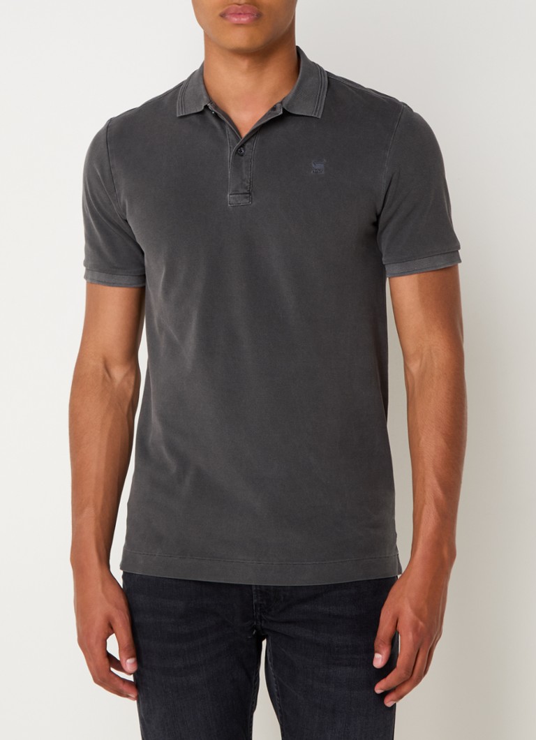 G-Star RAW Dunda regular fit polo made of organic piqué cotton with logo embroidery