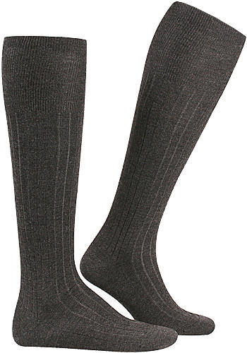 Falke, Serie Luxury No.2, Kniestrümpfe, Kaschmir, anthrazit
