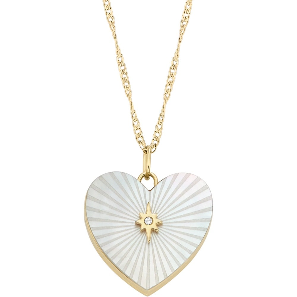 Fossil Chaînette Acier inoxydable collier