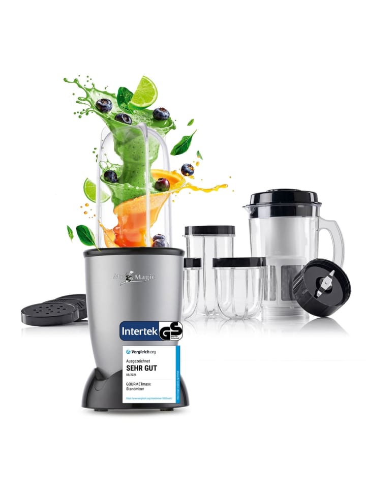 Gourmetmaxx GOURMETmaxx Mixer Mr. Magic 14-tlg. - Schwarz günstig kaufen onesize