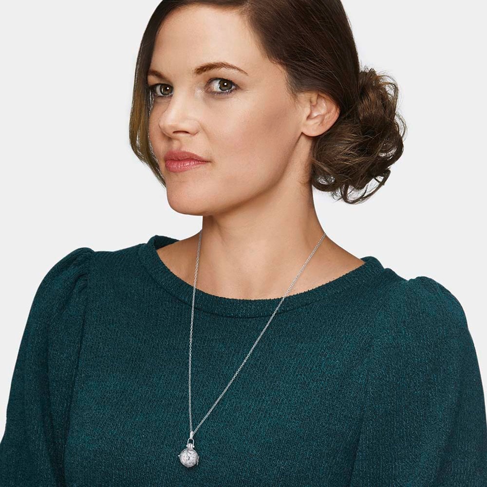 Engelsrufer Pendentif 925 Argent argent, blanche Pendentif
