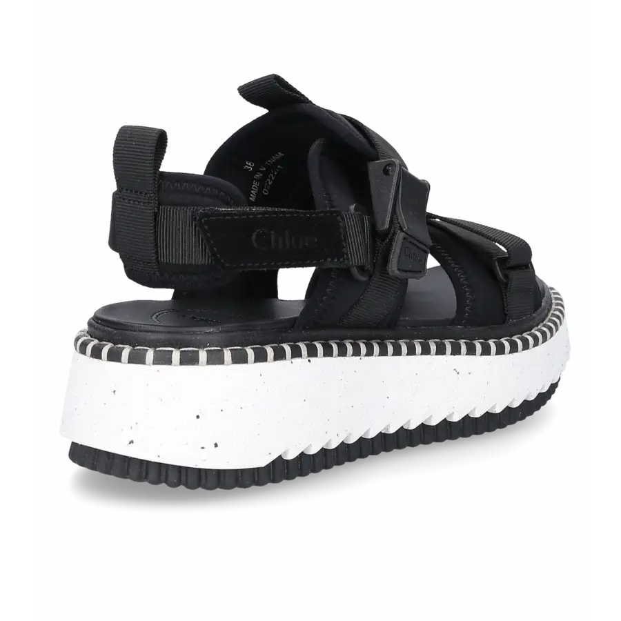 Chloé - Sandalen LILLI Nylon - schwarz