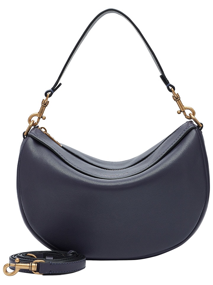 LIEBESKIND BERLIN Leder-Henkeltasche in Dunkelblau - (B)28 x (H)18 x (T)9 cm günstig kaufen onesize