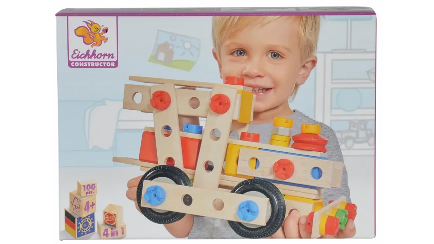 Eichhorn - Constructor - große Lok 100 teilig