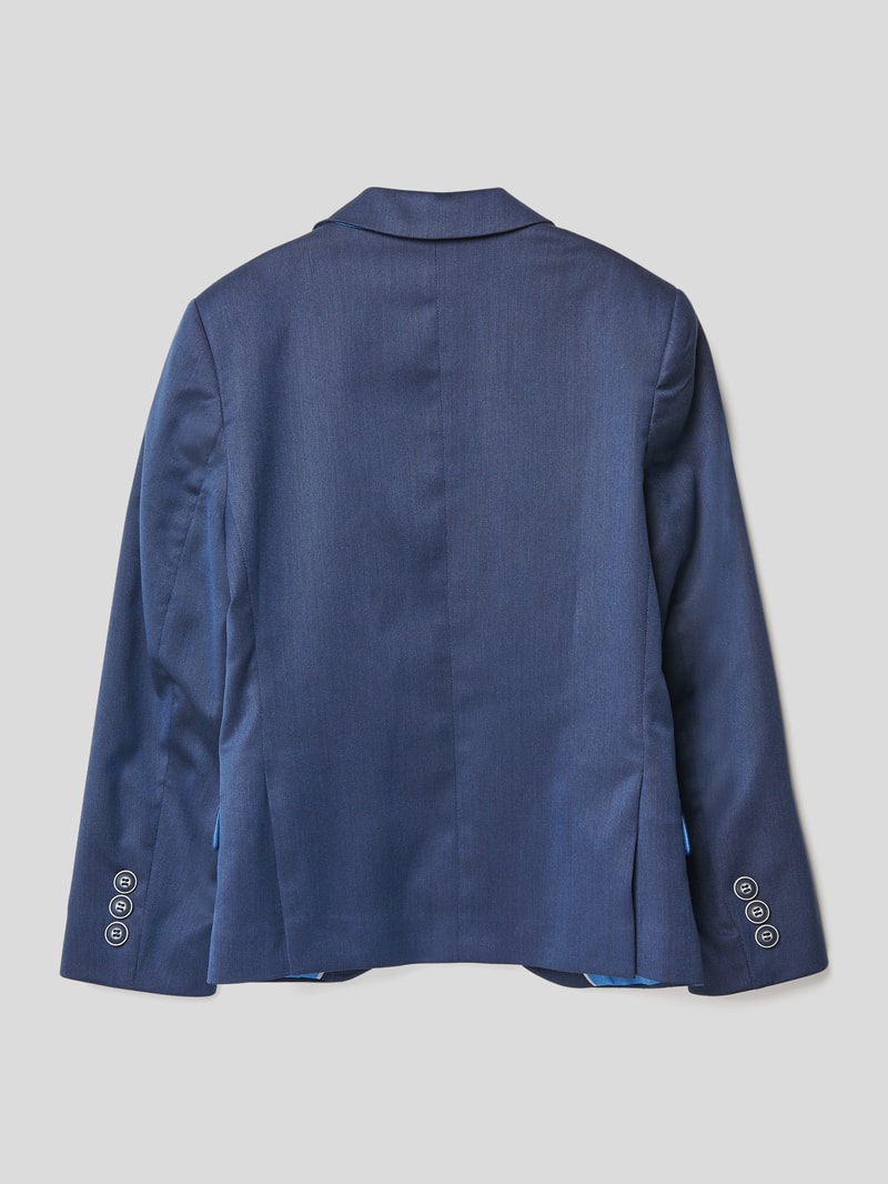 Slim Fit Sakko mit Stretch-Anteil in blau